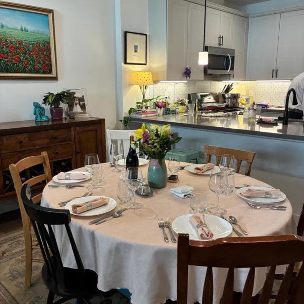 English Table Linen, All Sizes Including Oval Tablecloth