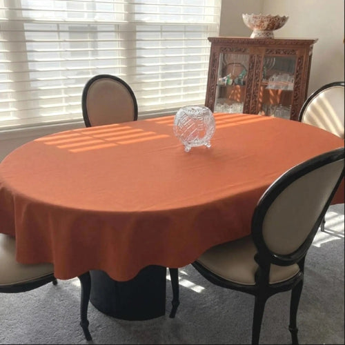 All Oval Tablecloth Sizes, Spun Polyester Tablecloth, Top Seller