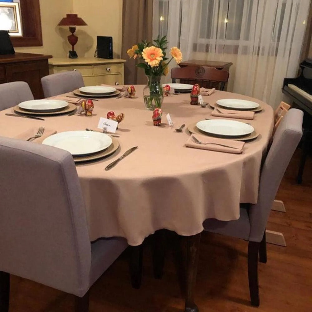 Oval Table Cloths, All Oval Tablecloth Sizes, 74 Colors
